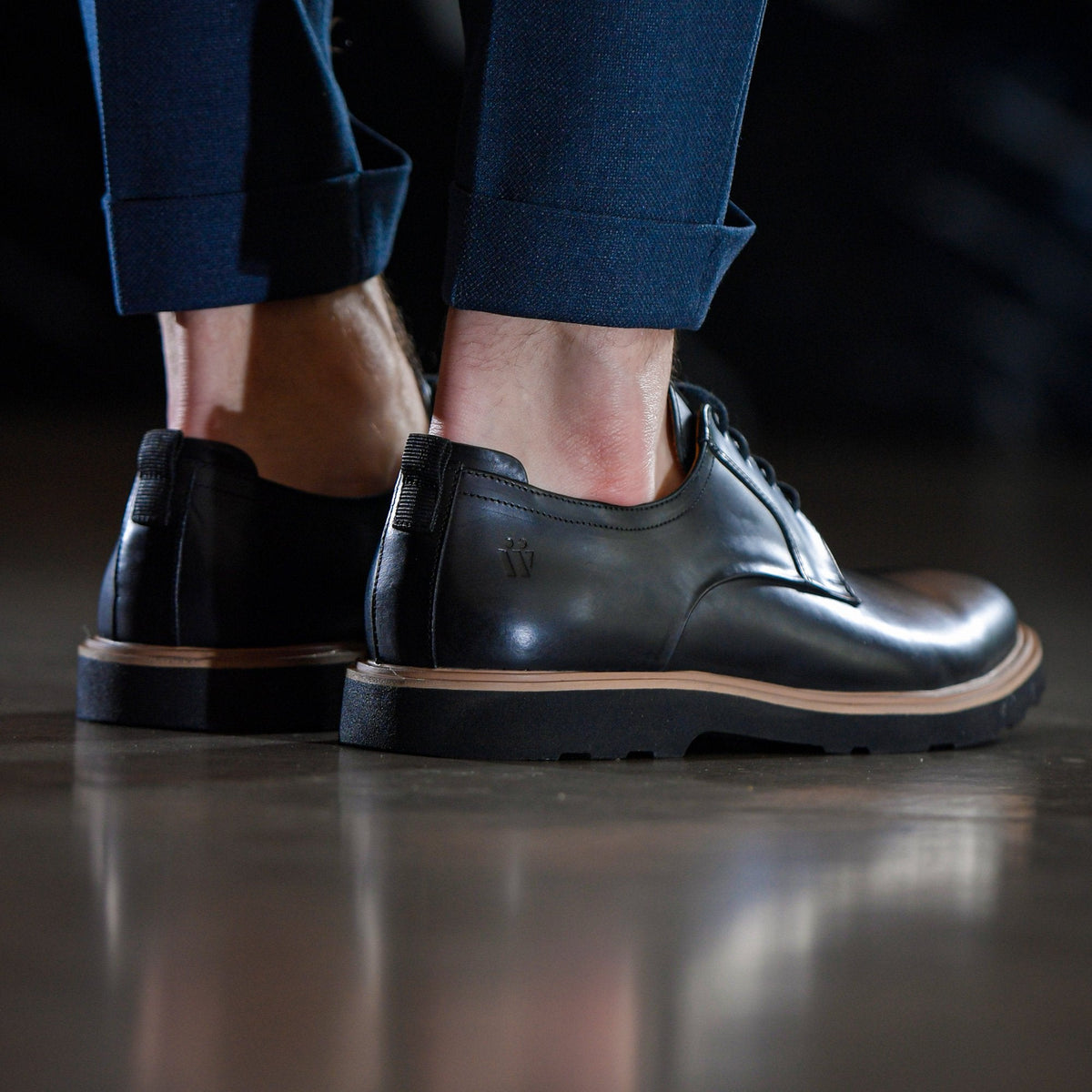 Sapato Masculino Derby Preto - Villa Lobos