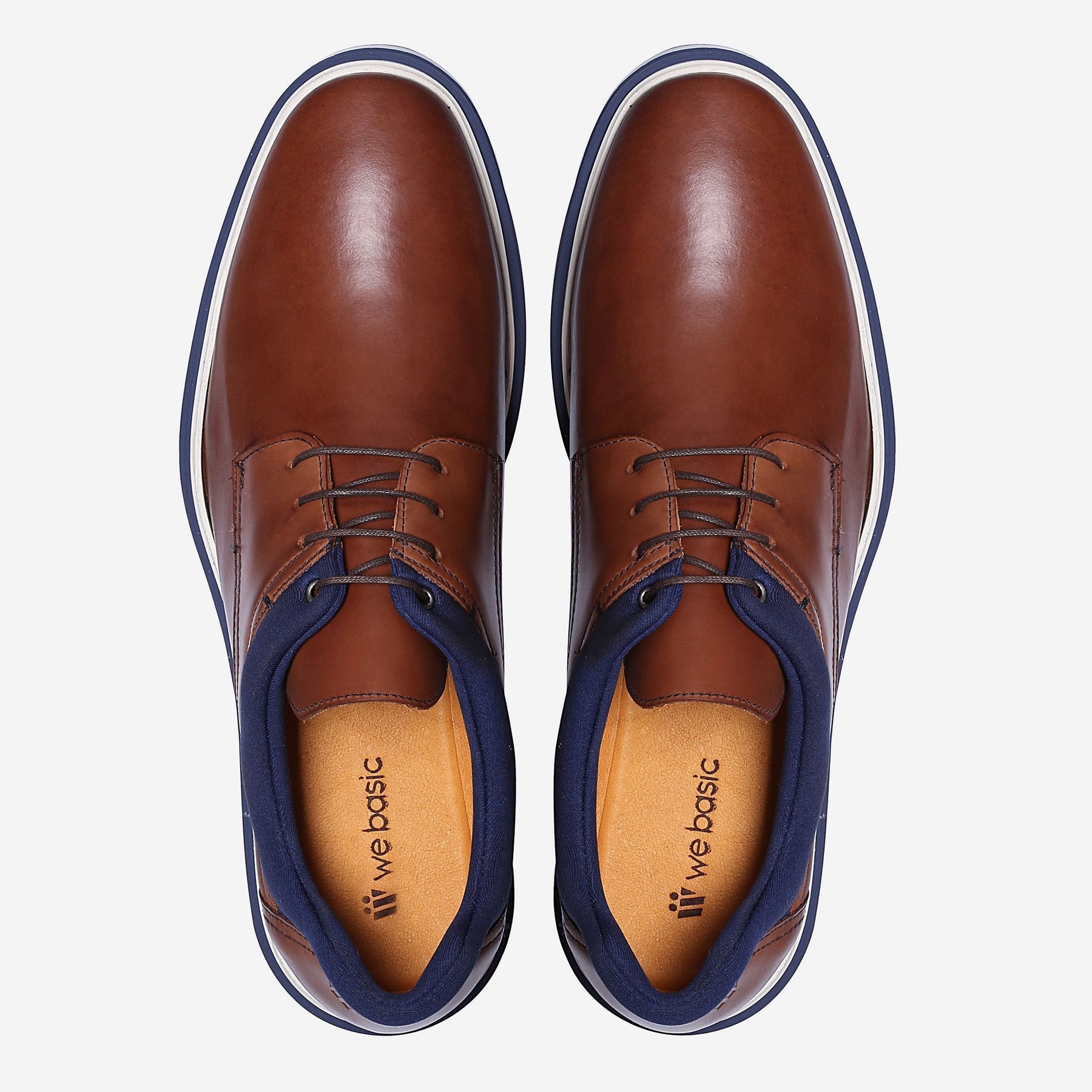 Sapato Masculino Derby Apolo Conhaque