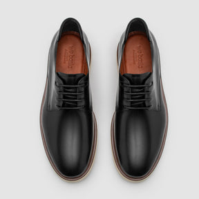 Sapato Masculino Derby Salvatore Preto
